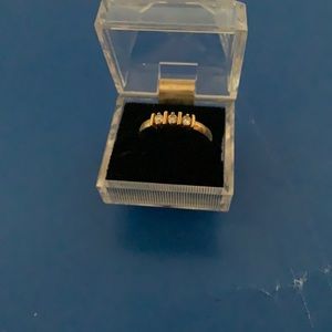 Stunning faux gold ring